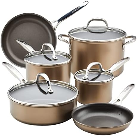 Anolon Ascend 10-Piece Hard Anodized Nonstick Cookware Set