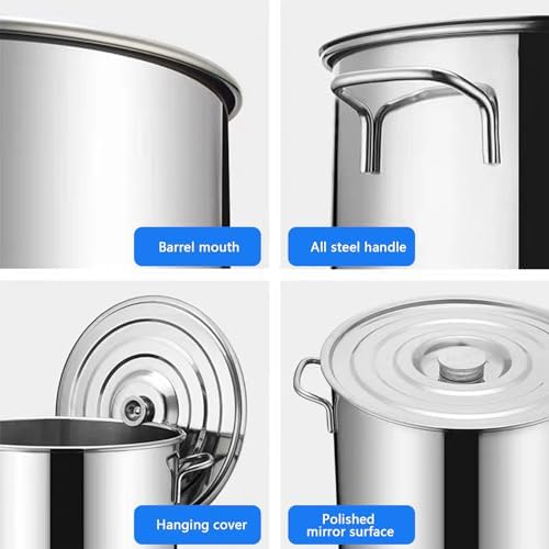 AIZYR 6L Stainless Steel Stock Pot with Lid 1