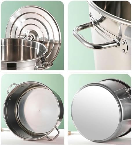 DAOUXIAOSP 5 Hole Pasta Cooker Set with Strainer Basket