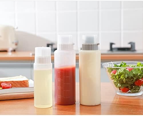 Katutude 5-Hole Condiment Squeeze Bottle 175ml with Leak Proof Cap