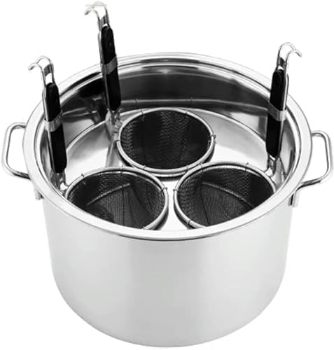 UNbit Heavy Duty Induction Stockpot with Divider and Colander Strainer