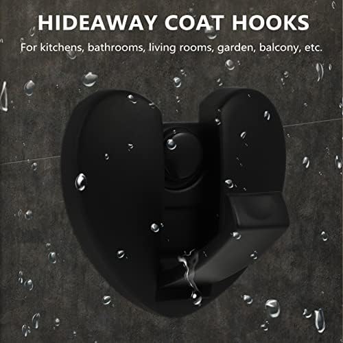 Foldable Heart Shaped Wall Mount Coat Hook