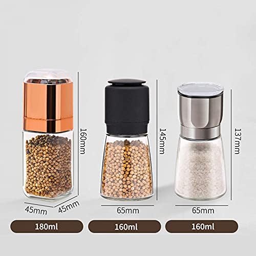 Salt and Pepper Mill Set with Adjustable Coarseness 1