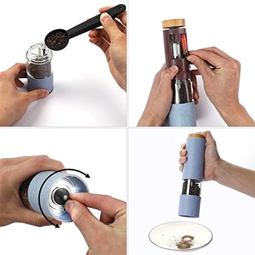 Electric Spice Grinder Set with Holder 2 PCS 1
