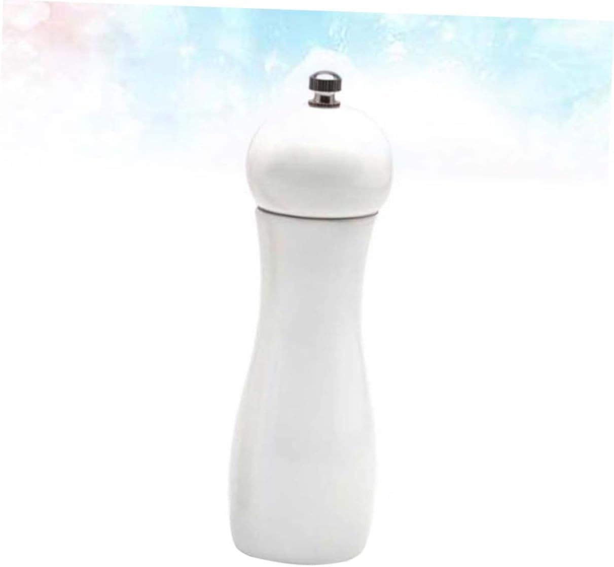 Unomor 6-Inch Ceramic Pepper Mill and Salt Shaker Set