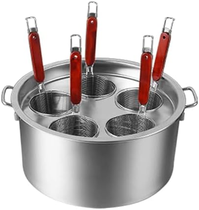 Buokaiw 5-Piece Pasta Cooker with Strainer Set