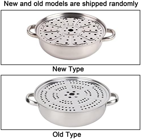Alvinlite 11 Stainless Steel Steamer Pot with Lid and Handles