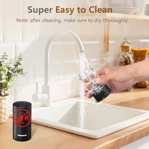 SAKAMOSH Electric Salt Pepper Set with Base 2 Pack
