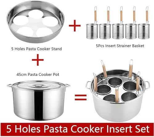Stainless Steel Multipots with Steamer Set