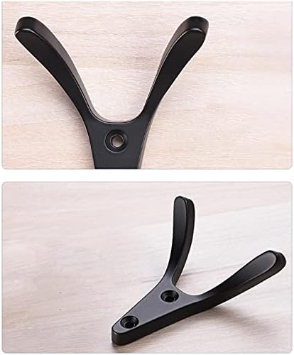 HCANte Wall Mounted Coat Racks 5 Pack Heavy Duty Metal Hooks