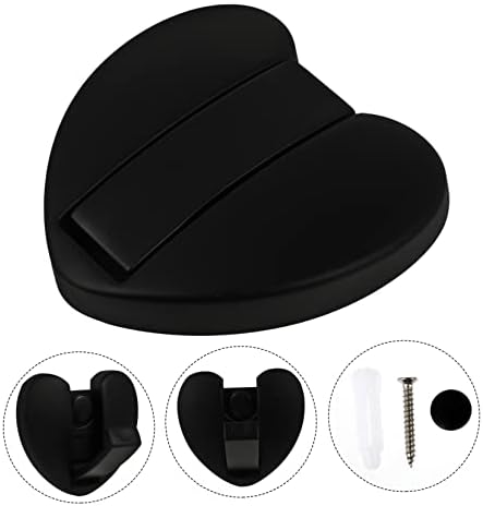 SOLUSTRE Wall Mounted Heart Shaped Foldable Towel Hook