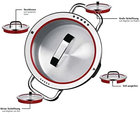 WMF Stock Pot 24 cm 88L with 4 Pouring Functions