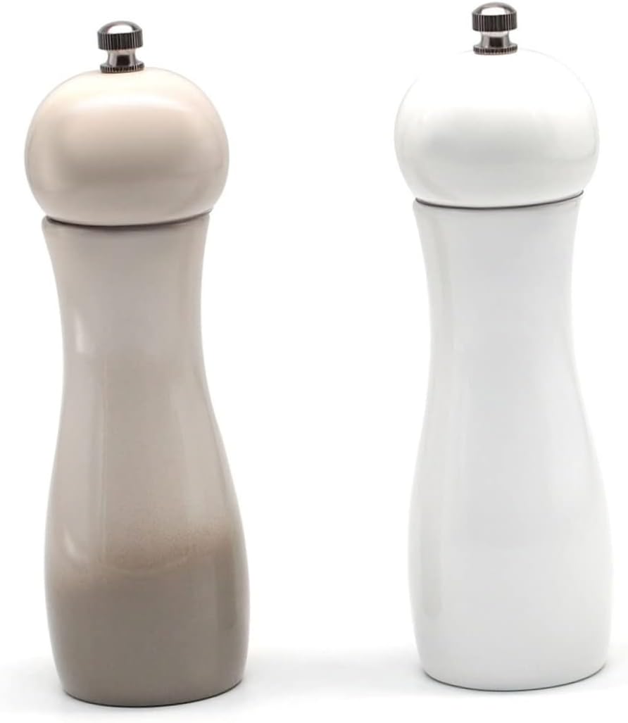 Hoement Manual Pepper Mill and Salt Shaker Set