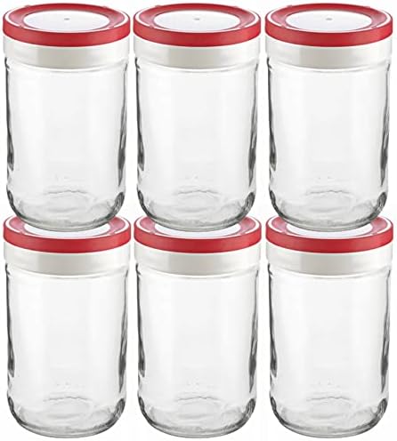 Tribello 22 Oz Wide Mouth Mason Jars 6-Pack 1