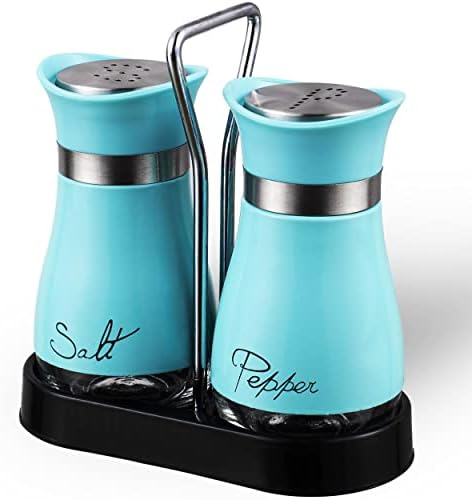 Lonffery Salt Pepper Shakers Set Turquoise