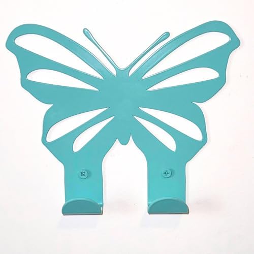 Light Blue Butterfly Wall Hook for Kids