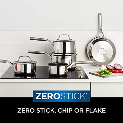 Ninja ZEROSTICK 5-Piece Pan Set with Glass Lids