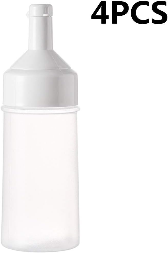 CTTPEG 250ml Sauce Bottle 4 Pack BPA Free Plastic