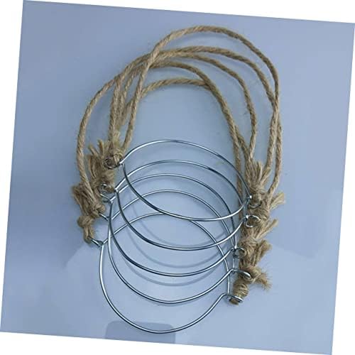 6pcs Mason Jar Hooks Twine Handles