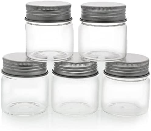 Juvale Mini Glass Jars with Lids - 5 Pack 17 oz