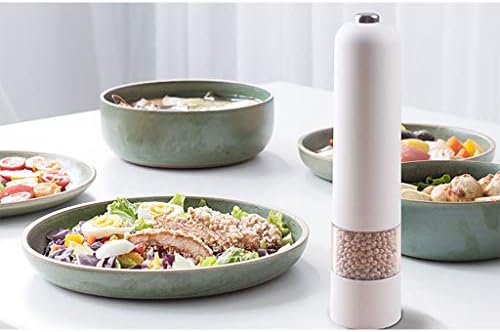 CENGNIAN Electric Pepper Grinder Set Black and White