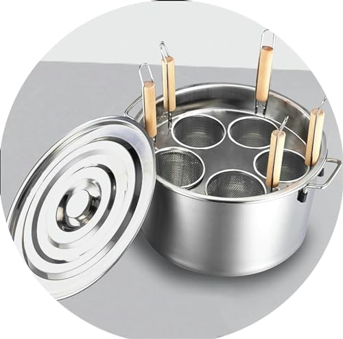 Wzglod 3 4 5 Hole Stockpot Set with Lid and Strainer 1