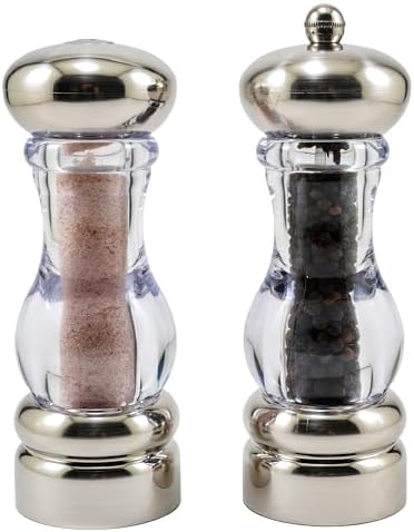 Olde Thompson Del Norte Pink Salt Pepper Mill Set