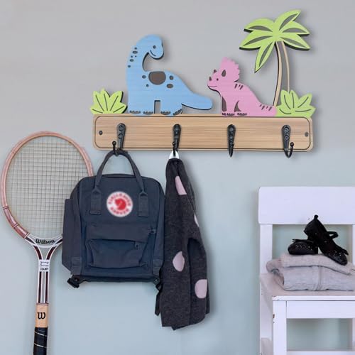 Kids Toddler Animal Coat Rack Wall Mount 137 Inch