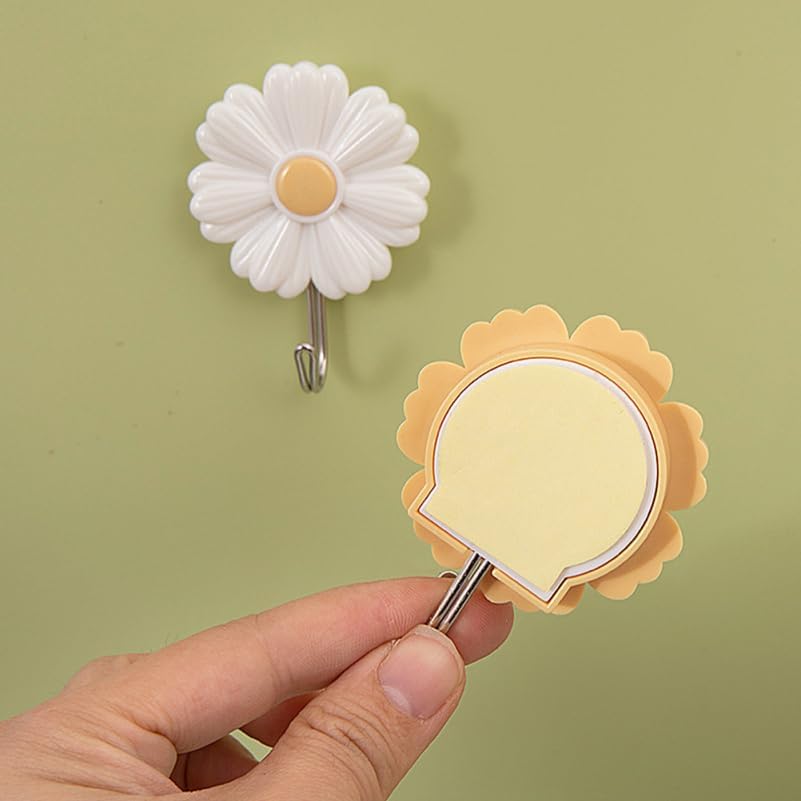 Cabilock 4pcs Adhesive Wall Hooks for Home Decor 1