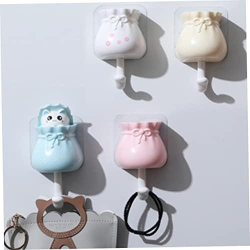 PRETYZOOM 3pcs Suction Cup Wall Hooks No Drill