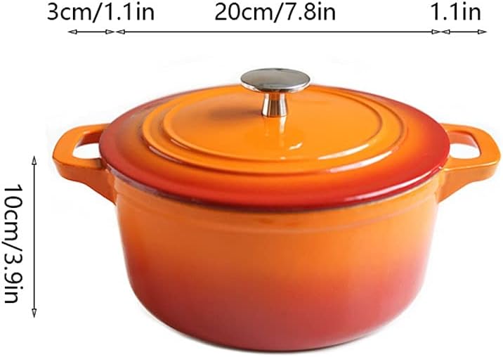 SISWIM Soup Pot Stockpot with Lid Dutch Oven 1