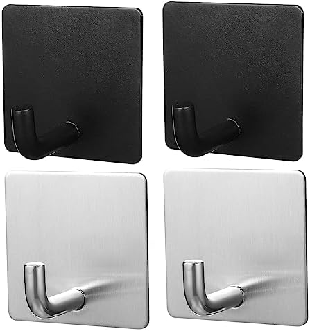 CALLARON 4-Piece Bathroom Towel Hooks Set