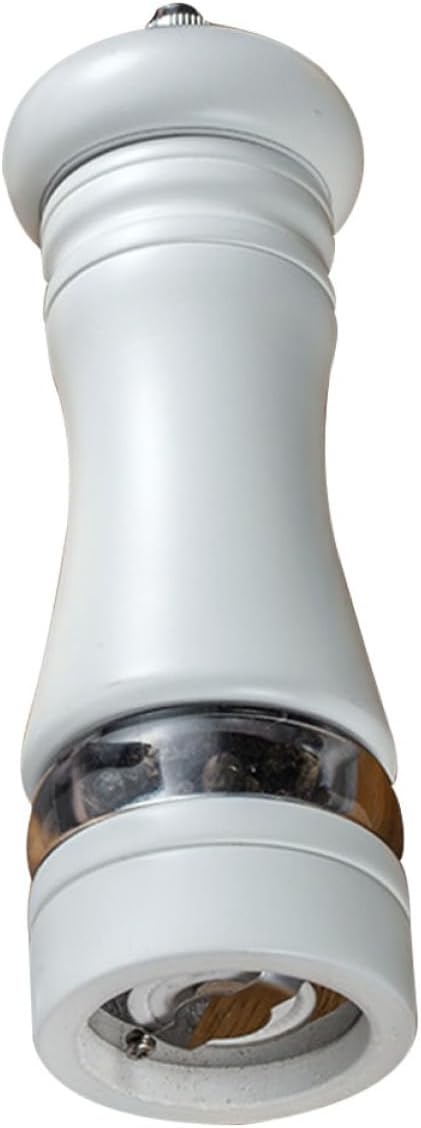 SHOWERORO Refillable Pepper Mill with Wood Handle