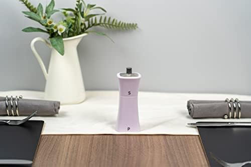 Grunwerg SP-9174PU 2-in-1 Salt Pepper Set Lavender Plastic