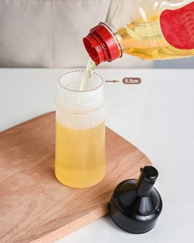 CTTPEG 250ml Sauce Bottle 4 Pack BPA Free Plastic