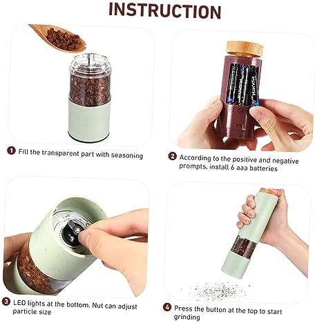 BESTOYARD Electric Salt and Pepper Grinder Set