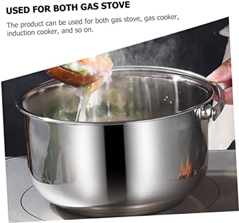 BRIGHTFUFU Multi-Purpose Stainless Steel Stockpot