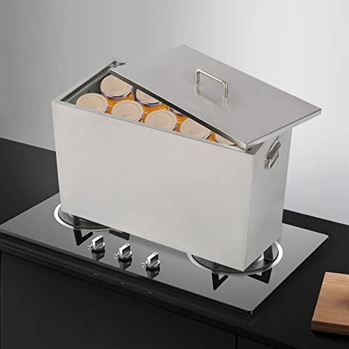 DYRABREST 50L Stainless Steel Stock Pot with Canning Racks