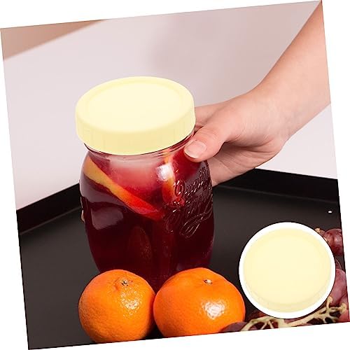 BESTOYARD 10pcs Wide Mouth Mason Jar Lids