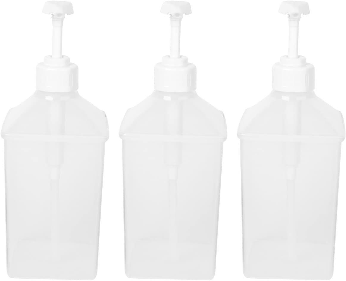 Cabilock 3PCS Plastic Squeeze Condiment Bottles 1