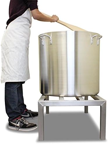 160 Quart Aluminum Stock Pot with Side Handles