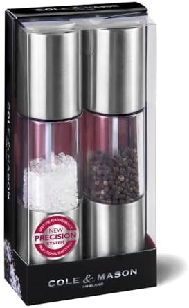Cole Mason Oslo Pepper Mill SilverClear