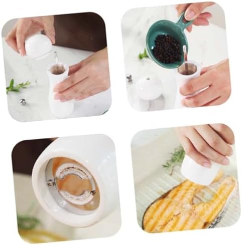 Hoement Manual Pepper Mill and Salt Shaker Set