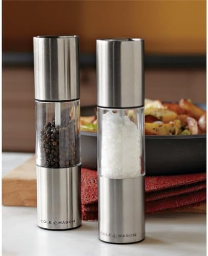 Cole Mason Oslo Pepper Mill SilverClear