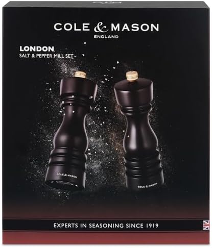 Cole Mason London Spice Mill Set - Salt Pepper Grinder