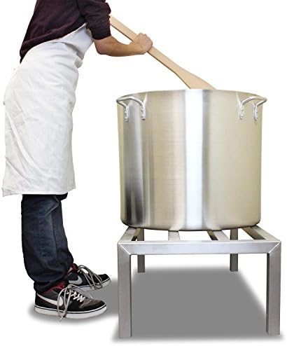 140 Quart Aluminum Stock Pot with Riveted Handles