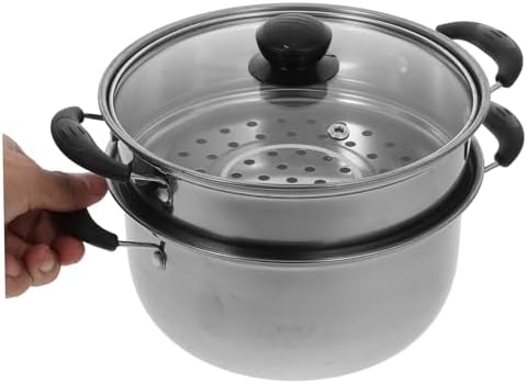 Stainless Steel Soup Pot Steamer with Multilayer Basket
