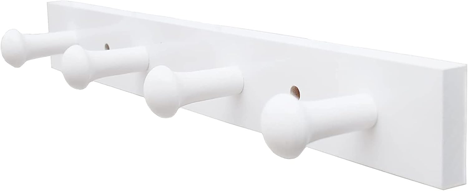 Stylish Wooden Wall Coat Rack for Kids Room