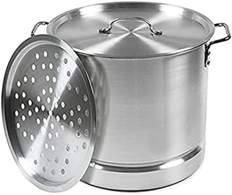 IMUSA USA Aluminum Tamale Steamer Pot 12-Quart Silver 1