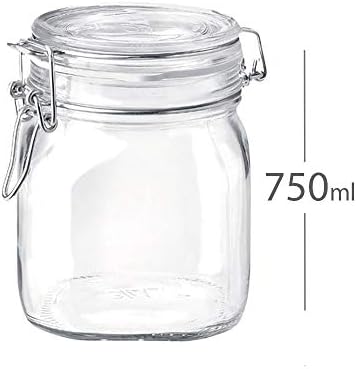 Bormioli Rocco Square Fido Jar 075 Liter